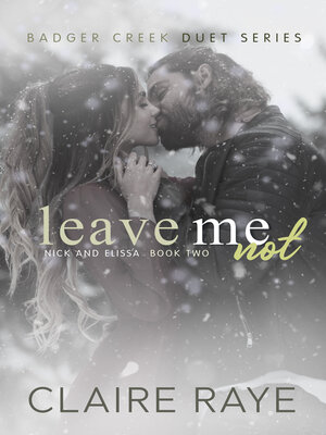 cover image of Leave Me Not